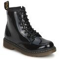 Boots enfant Dr. Martens JR BLACK PATENT LAMPER Noir Grenoble