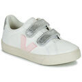 Baskets basses enfant Veja SMALL ESPLAR VELCRO Blanc