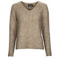 Pull sur Grenoble : Pull Pieces PCELLEN LS V-NECK KNIT