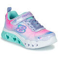 Chaussures enfants sur Grenoble : Baskets basses enfant Skechers FLUTTER HEART LIGHTS Rose