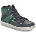 Baskets montantes enfant Kickers LOWELL Noir