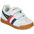 Chaussures enfants sur Grenoble : Baskets basses enfant Gola HARRIER LEATHER VELCRO