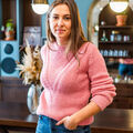 Pull Céleste INES Rose Pull sur Grenoble : Pull Céleste INES Rose