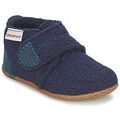 Chaussures enfants sur Grenoble : Chaussons enfant Giesswein OBERSTAUFEN Bleu
