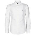Chemise Polo Ralph Lauren CHEMISE AJUSTEE SLIM FIT EN OXFORD LEGER