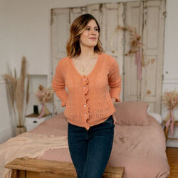 Gilet Céleste BERGAMOTE Rose