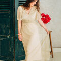Robe Céleste ASTRID Doré Robes sur Grenoble : Robe Céleste ASTRID Doré