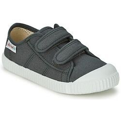 Baskets basses enfant Victoria BLUCHER LONA DOS VELCROS Gris