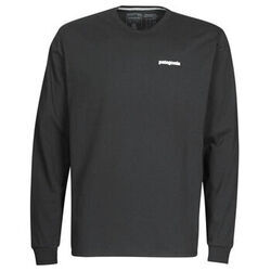 T-shirt Patagonia M'S L/S P-6 LOGO RESPONSIBILI-TEE Noir