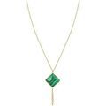 Collier Sc Boh&egrave;me B3040-MALACHITE Vert Grenoble