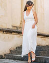 Robe C&eacute;leste JULIA Blanc