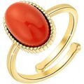 Femmes sur Grenoble : Bijoux Sc Boh&egrave;me B2457-RED-ONYX Dor&eacute;