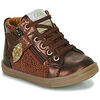 Baskets montantes enfant GBB VALA Marron