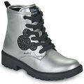 Boots enfant Geox J CASEY GIRL G Argent&eacute;