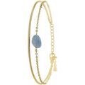 Bracelets Sc Boh&egrave;me B4272-DORE-SODALITE Bleu Grenoble