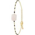Bracelets Sc Boh&egrave;me B4275-DORE-QUARTZ-ROSE Rose Grenoble