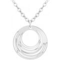 Collier Sc Crystal B4263-ARGENT Argent&eacute; Grenoble