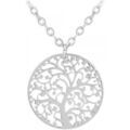 Collier Sc Crystal B4265-ARGENT Argent&eacute; Grenoble