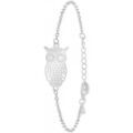 Bracelets sur Grenoble : Bracelets Sc Crystal B4258-ARGENT Argent&eacute;