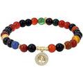 Bracelets Sc Boh&egrave;me B4180-MULTICOLOR-DORE Dor&eacute; Grenoble