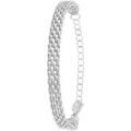 Bracelets Sc Crystal B4200-ARGENT Argent&eacute;