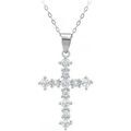 Collier Sc Crystal B4202-ARGENT Argent&eacute;