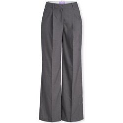 Pantalon JJXX Noos Ellis Wide Trousers - Dark Grey Melange