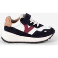 Baskets basses enfant Victoria BASKET VIENTO KIDS NYLON CRO&Ucirc;TE DE CUIR SCRATCH 1157103 Bleu