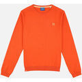 Pull sur Grenoble : Pull Oxbow Pull-over col rond brodé PAEROA Rouge