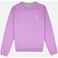 Pull sur Grenoble : Pull Oxbow Pull-over col rond brodé PAEROA Violet