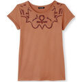 T-shirt Daxon by - Tee-shirt fantaisie brodé et ajouré Beige Tee-shirts sur Grenoble : T-shirt Daxon by - Tee-shirt fantaisie brodé et ajouré Beige