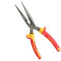 Outils &eacute;lectricien sur Seyssins : Pince &agrave; bec 1/2 ronds droits 200mm isol&eacute;e 1000V STANLEY