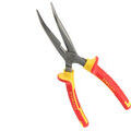Outils &eacute;lectricien sur Seyssins : Pince &agrave; bec 1/2 ronds coud&eacute;e 200mm isol&eacute;e 1000V STANLEY