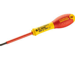 Tournevis pozidriv PZ0 x 75mm isol&eacute; 1000V STANLEY Fatmax