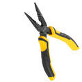Outils &eacute;lectricien sur Seyssins : Pince &agrave; bec 1/2 ronds droits 150mm STANLEY