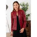 Vestes sur Grenoble : Veste Cityzen KARINA AGNEAU PERLE GRENADE