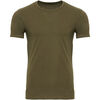 T-shirt Teeshoppen Muscle T-shirt - arm&eacute;e verte Blanc