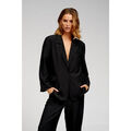 Veste Teeshoppen Blazer surdimensionn&eacute; - Noir Noir