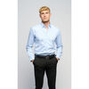 T-shirt Teeshoppen The Original Performance Chemise - Bleu clair/blanc
