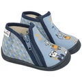 Chaussons b&eacute;b&eacute; Bellamy CHAUSSON BEBE PAULIN ROBOT JEANS Bleu