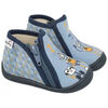 Chaussons b&eacute;b&eacute; Bellamy CHAUSSON BEBE PAULIN ROBOT JEANS Bleu