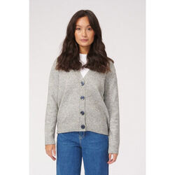 Gilet Teeshoppen Cardigan tricoté - Mélange gris clair Gris
