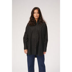 Chemise Teeshoppen Chemise surdimensionn&eacute;e - Noir Noir