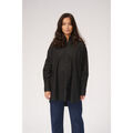 Chemise Teeshoppen Chemise surdimensionn&eacute;e - Noir Noir