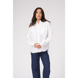 Chemise Teeshoppen Chemise d&eacute;contract&eacute;e - Blanc Blanc