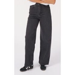 Jeans Teeshoppen The Original Performance Wide Jean - Denim noir d&eacute;lav&eacute; Noir