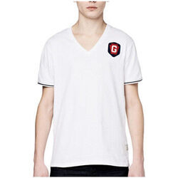 Polo G-Star Raw G-Star T-Shirt Homme Porter Col V Blanc