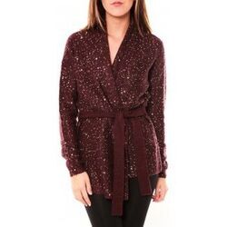 Gilet Vero Moda Zahra LS Wrap Cardigan 10114389 Prune
