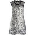 Robe Guess Robe Col Dentelle Femme NUALA Blanc impr Noir W44K82 Grenoble