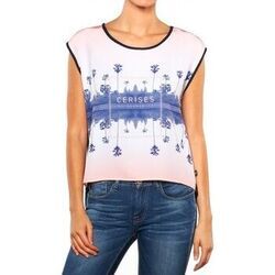 Polo Le Temps des Cerises T-Shirt Femme Palmirror dark indigo